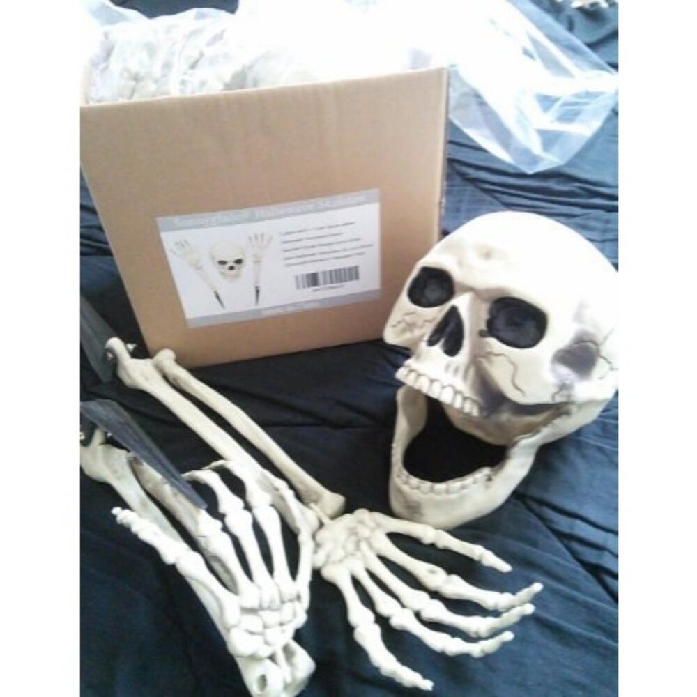 Realistic Skeleton Stakes Halloween Decoration Scary Ground Breaker